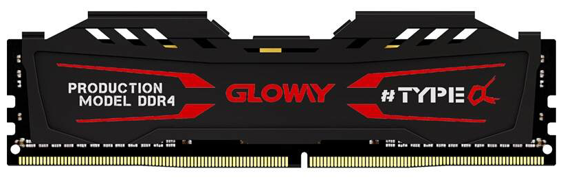 Оперативная память Gloway 8 ГБ DDR4 2666 МГц DIMM CL19 TYA4U2666D19081C TYPEa, радиатор
