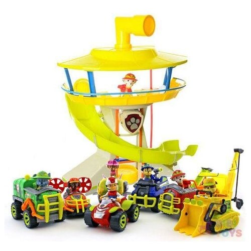 Большой набор из 7-и спасателей с машинками, серии джунгли