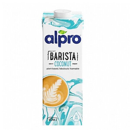 Кокосовый напиток alpro Barista с соей 1.4%, 1 л - фотография № 5