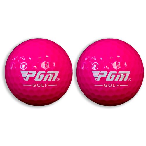 Мячи для гольфа малиновые PGM (2 мяча)