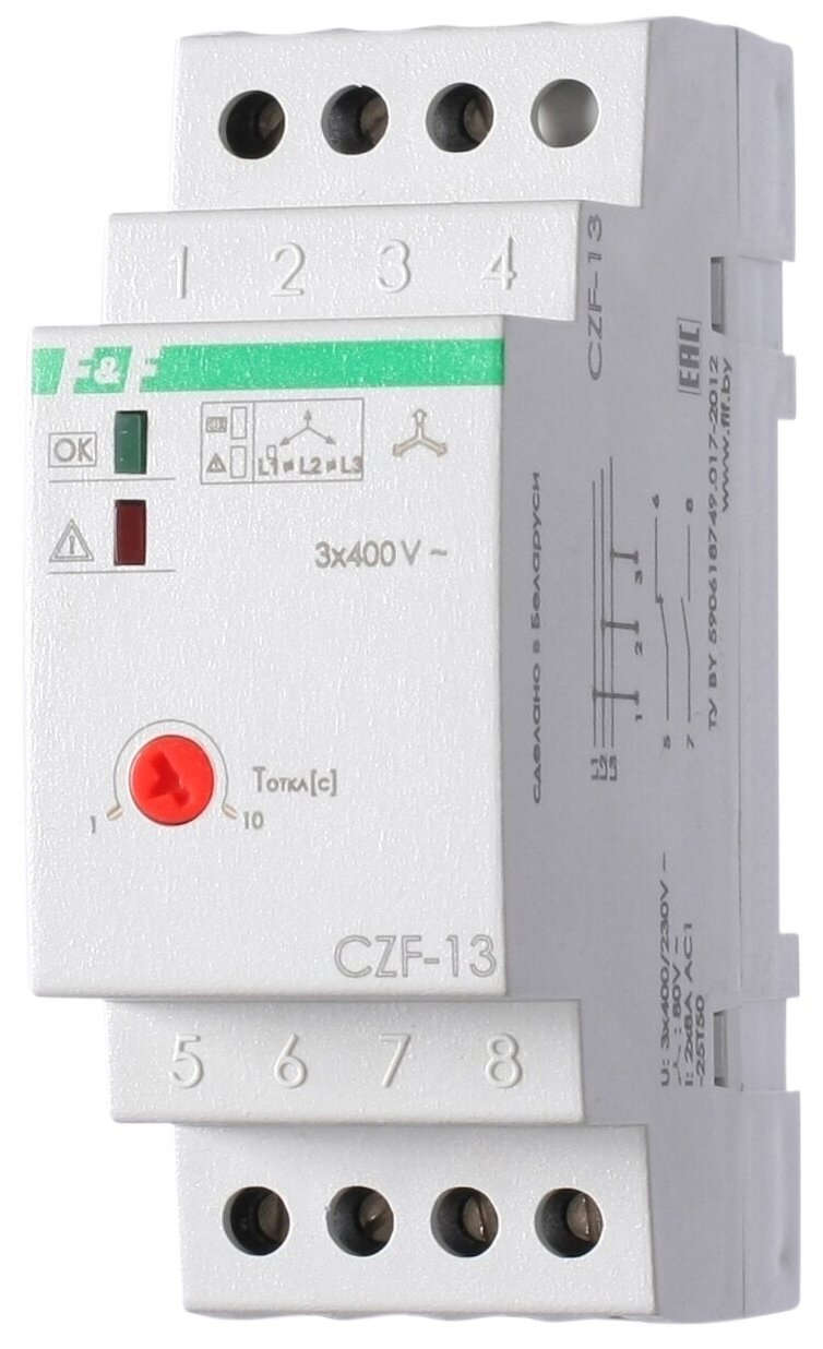 F&F CZF-13 реле контроля фаз