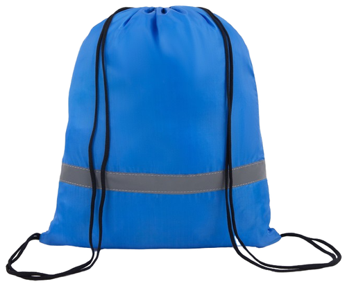 ЗФТС Мешок для обуви со светоотражающей полосой, 7912СВ Д-150, голубой