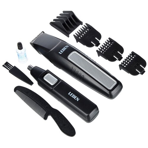 Машинка для стрижки с триммером для бороды усов и носа 4 насадки 119900₽