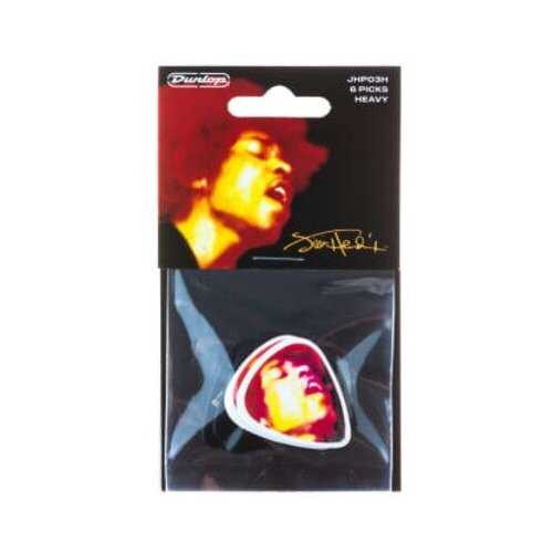 jhp03h jimi hendrix electric ladyland медиаторы 6шт dunlop JHP03H Jimi Hendrix Electric Ladyland Медиаторы 6шт, Dunlop