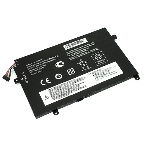 Аккумуляторная батарея для ноутбука Lenovo E470, E475 (01AV411) 10,95V 3650mAh OEM петли для ноутбука lenovo thinkpad e470 e470c e475