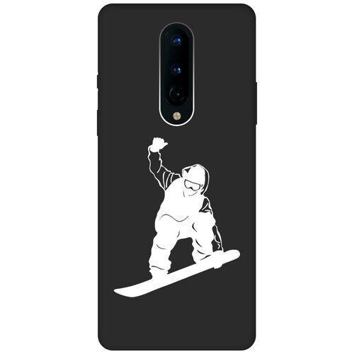 Матовый чехол Snowboarding W для OnePlus 8 / ВанПлюс 8 с 3D эффектом черный матовый чехол true king для oneplus 8 ванплюс 8 с 3d эффектом черный