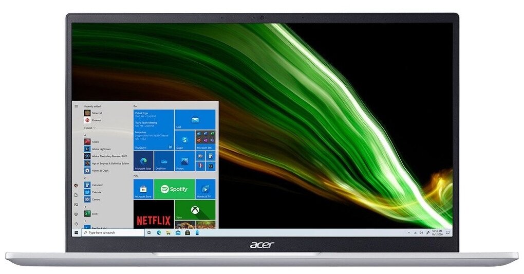 Ноутбук Acer Swift 3 SF314-511-704G 14 FHD IPSCore i7-1165G716GB512GB SSDIris Xe GraphicsWin 11 HomeNoODDсеребристый NXABLER00R