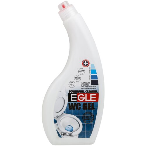 Чистящее и дезинфицирующее средство для туалетной/ванной комнаты без запаха EGLE