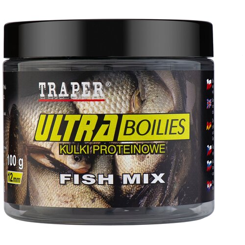 Бойлы TRAPER ULTRA 12 мм, 100 гр, Fish Mix