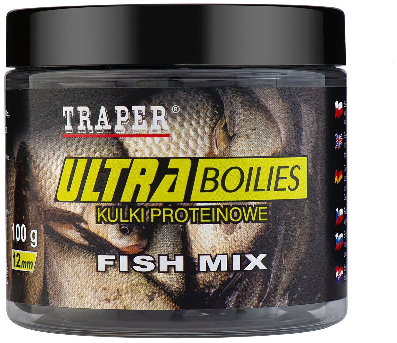 Бойлы TRAPER ULTRA 12 мм, 100 гр, Fish Mix