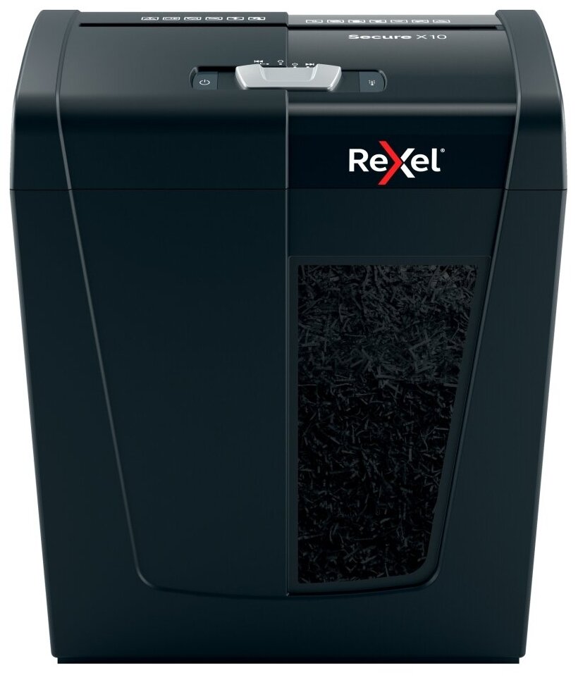 Шредер Rexel Secure X10, поперечная резка