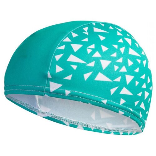 шапочка для плав дет speedo polyester cap jr арт 8 710110309 синий Шапочка для плавания детская SPEEDO Printed Polyester Cap Jr 8-12241D680, зелено-белая