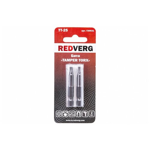 Бита Redverg Torx Tamper 25х50 (2шт.)(720531)