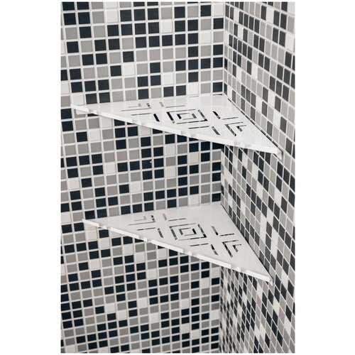 Полки для ванной угловые премиального качества российского производства (2шт)