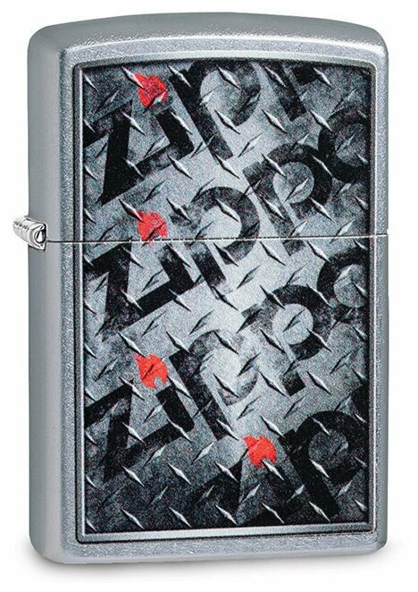 Зажигалка Зиппо Diamond Plate Design ZIPPO 29838 - фотография № 12