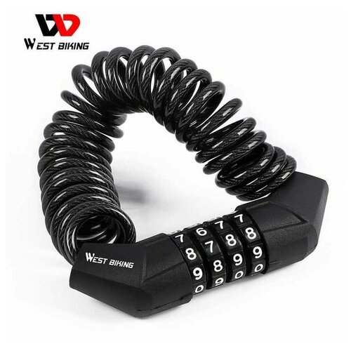 фото Замок велосипедный, тросовый west biking