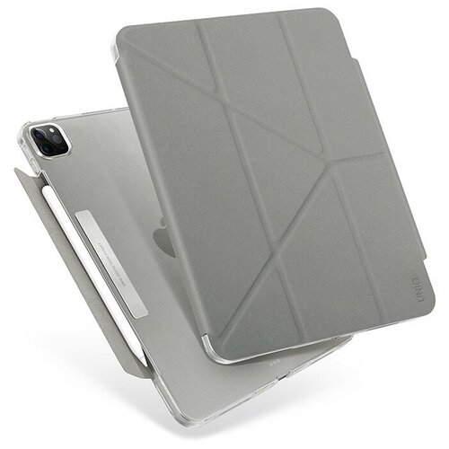 Чехол Uniq для iPad Pro 11 Camden Anti-microbial, серый