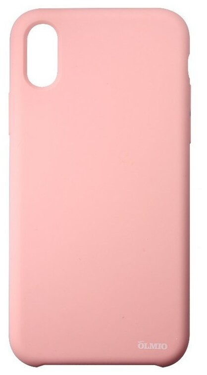 Чехол(накладка) для iPhone X/XS Olmio, нежно-розовый Velvet