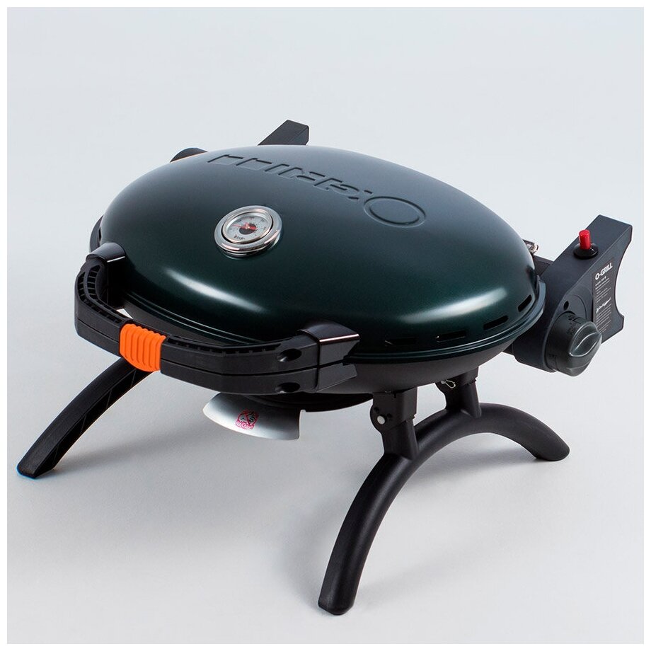 Газовый гриль O-GRILL 500MT bicolor black-green (зеленый) - фотография № 5