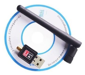 Беспроводной USB WiFi адаптер с антеной - 802.11b/g/n