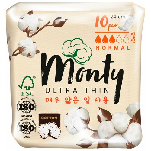 Прокладки Monty Ultra Thin Нормал 10шт