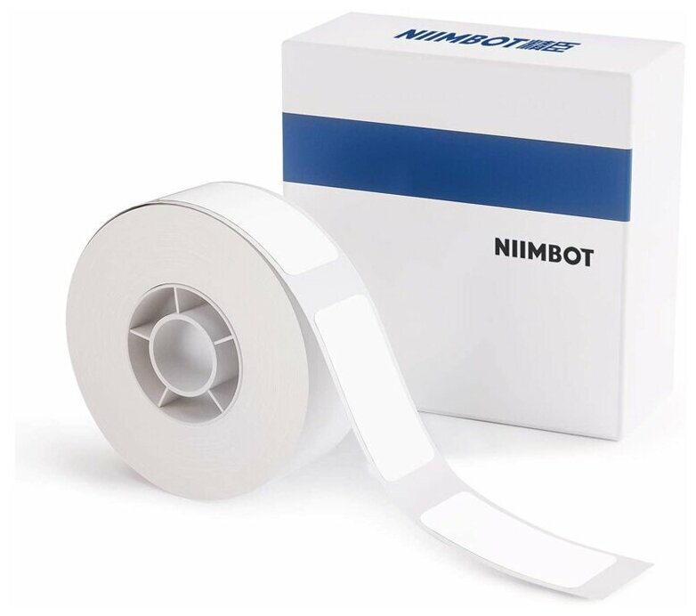 Этикетки для термопринтера чеков Niimbot D11/D110/размер 12*40/цвет белый