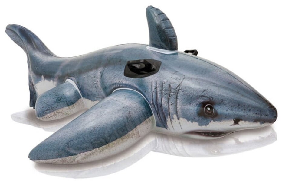 Надувная игрушка INTEX Белая Акула (большая), 173х107 см