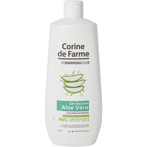 Гель для душа CORINE de FARME Aloe Vera, 750 мл гель для душа corine de farme aloe vera 750 мл