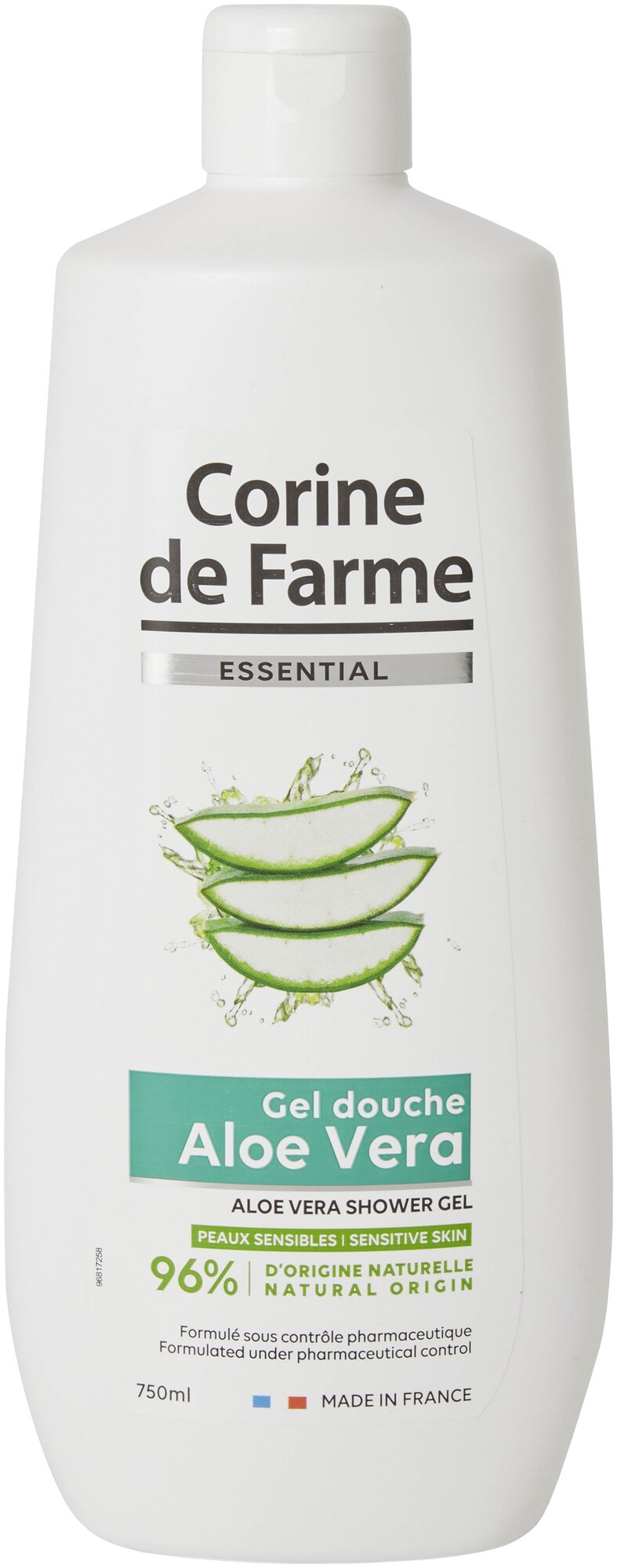 Гель для душа CORINE de FARME Aloe Vera