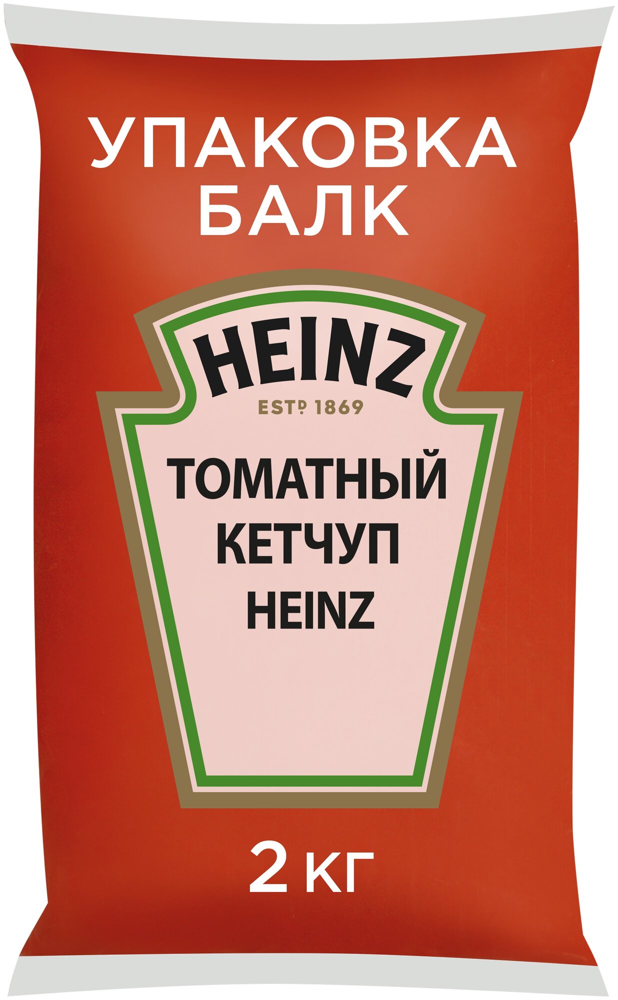 Кетчуп HEINZ томатный, 2 кг