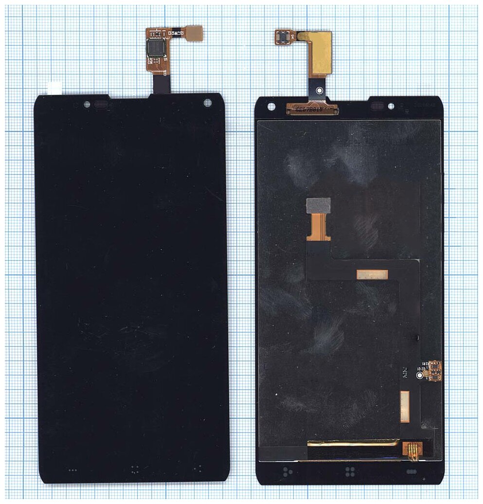 Модуль (матрица + тачскрин) для Prestigio MultiPhone PAP7505 DUO черный