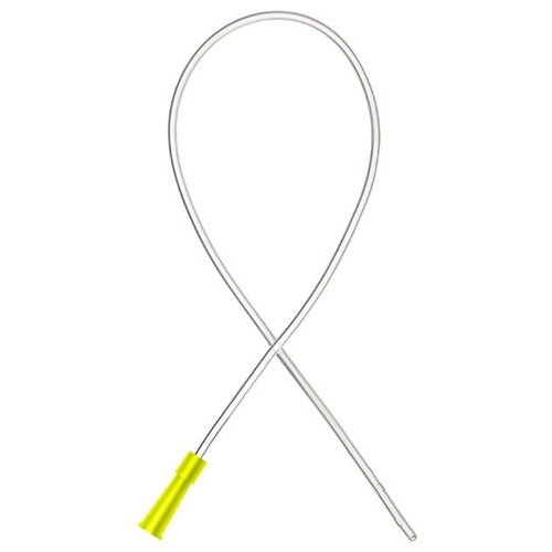 Трубка (зонд) желудочный размер СН 20 ,110 см с РКП (Alba Healthcare) открытый конец(желтый) - 5 шт