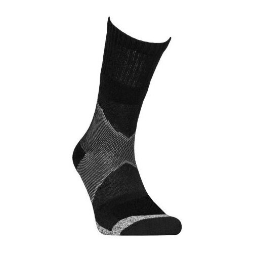 Носки NordKapp, размер 43-46, черный, серый носки nordkapp размер 43 46 серый