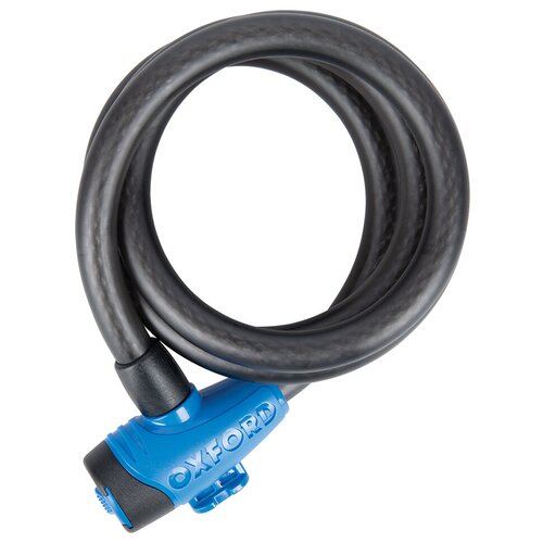 Вело замок OXFORD Cable 15 троссовый на ключе черный мультитул oxford torque mighty 15 серебристый черный