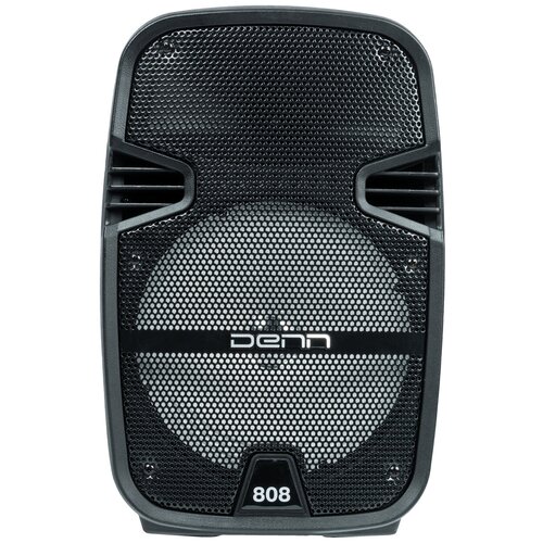 Портативная акустика Denn DBS808 черный беспроводная акустика denn dbs f002 black