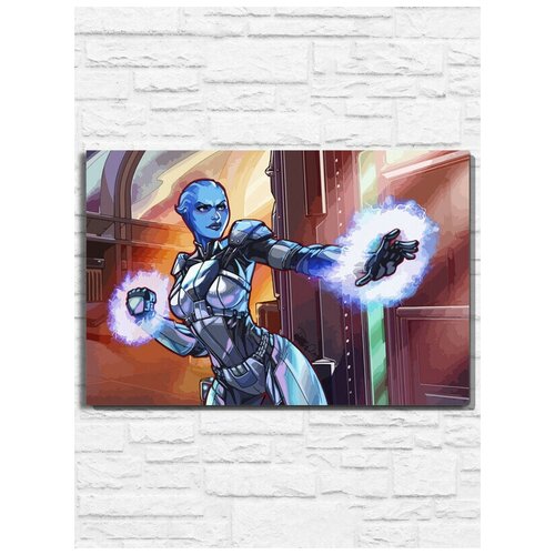 Картина по номерам на холсте игра mass effect - 9651 Г 30x40