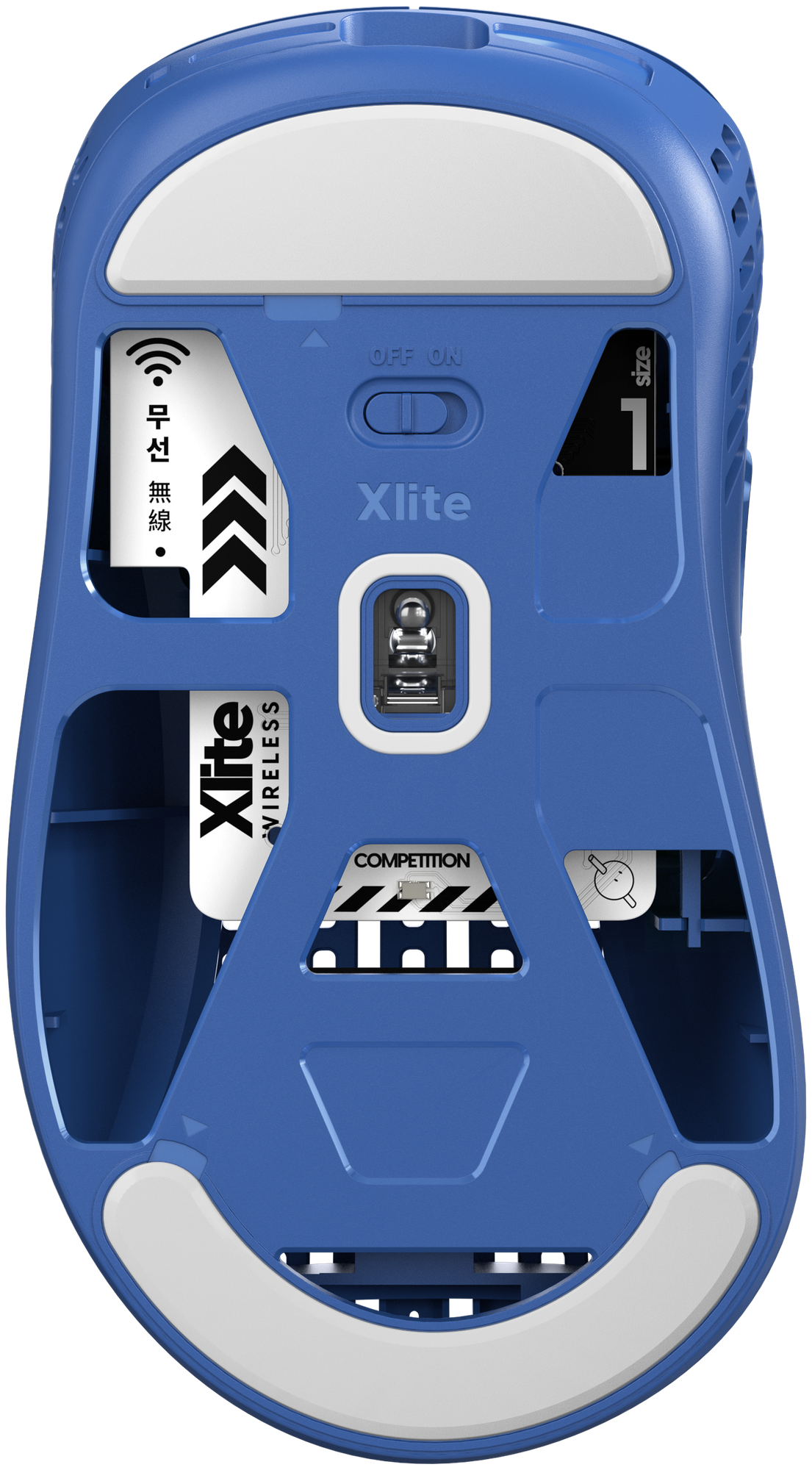 Мышь беспроводная Pulsar Xlite Wireless V2 Competition Mini Blue, Wireless/USB, 20000dpi, PXW26S Синий - фото №15