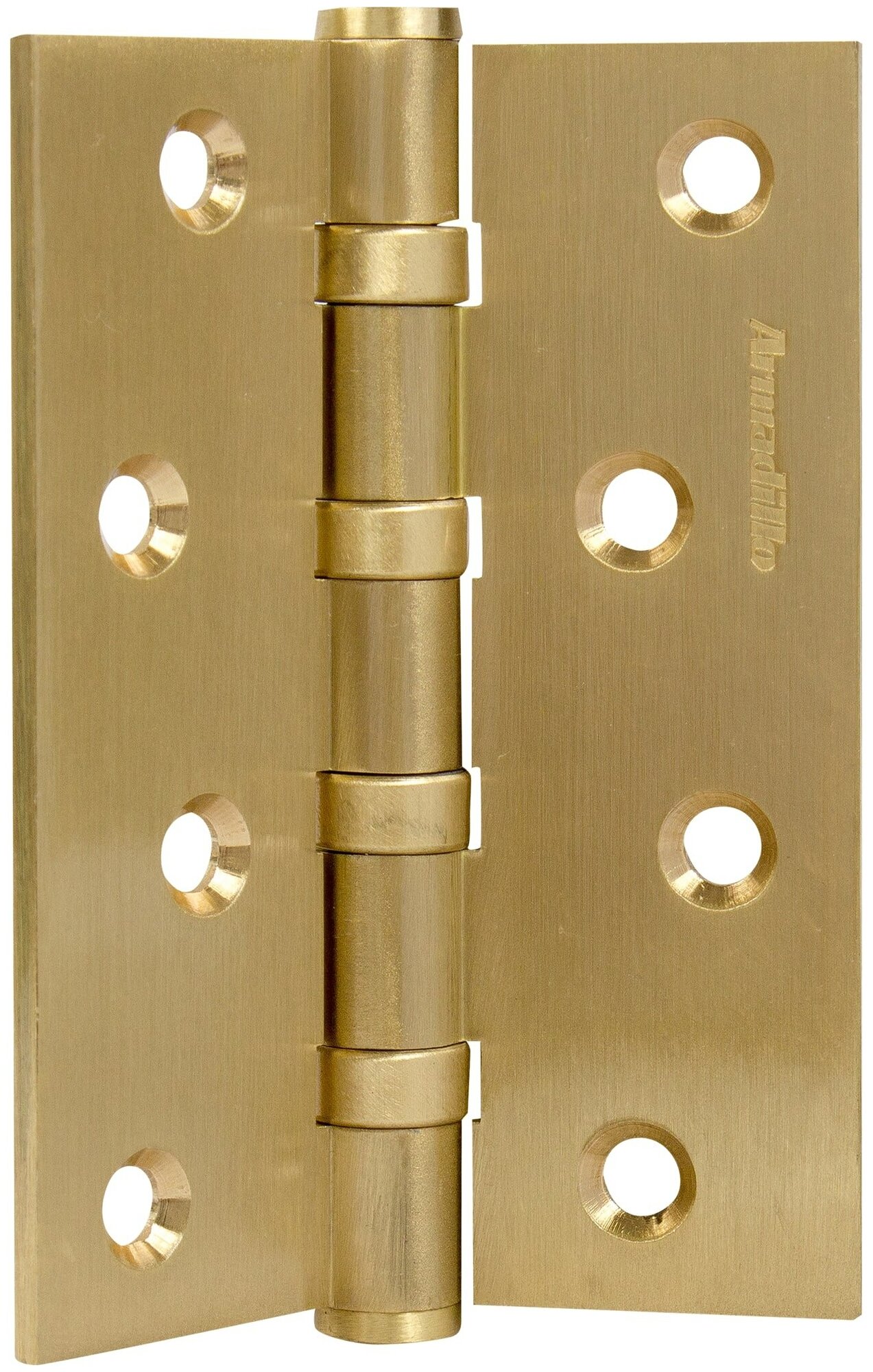Петля универсальная 4500C SG 100х75х3 мм сталь цвет матовое золото - фотография № 3