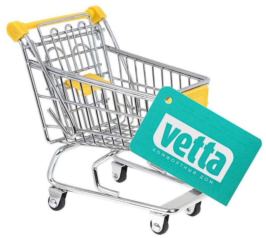 Тележка для мелочей Vetta "Супермаркет" 14х13,5х9см (в ассортименте) (416-095) . - фотография № 5