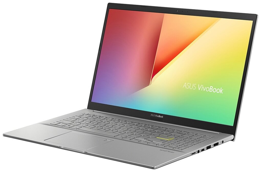 ASUS VivoBook K513EA i5-1135G7 8Gb SSD 256Gb Intel Iris Xe Graphics 156 FHD IPS Cam 42Втч Endless OS Серебристый K513EA-BN2024 90NB0SG2-M36160