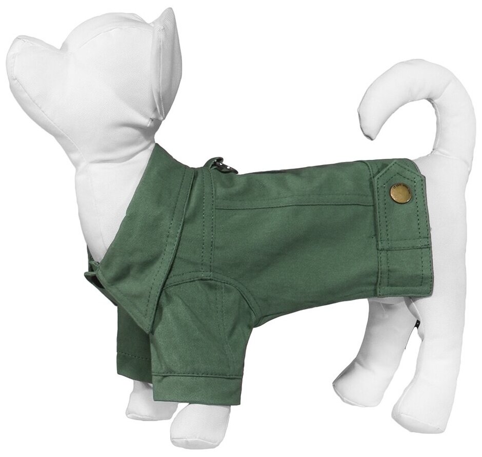 Yami-Yami куртка для собак, зеленая, размер XS, длина спины 20 см