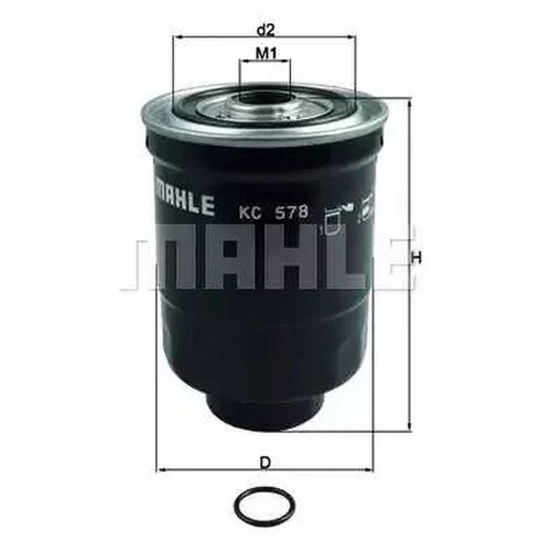 Топливный фильтр MAHLE KC 578D