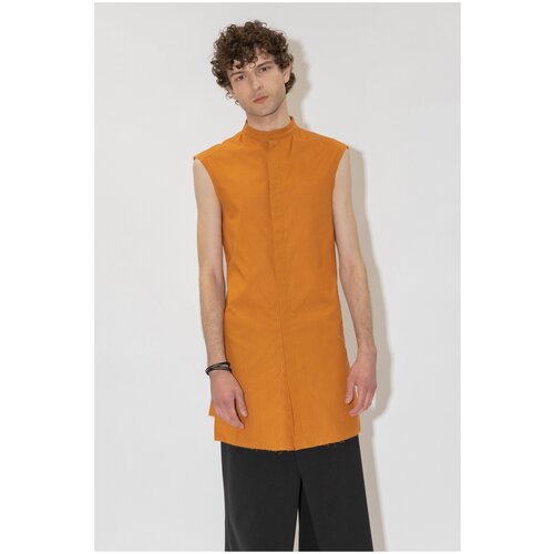 фото Рубашка без рукавов who/am оранжевый, s