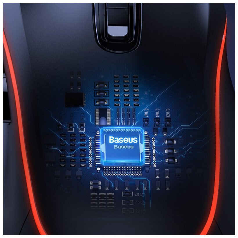 Игровая мышь Baseus Gamo 9 с Программированим кнопок GMGM01-01 Черный