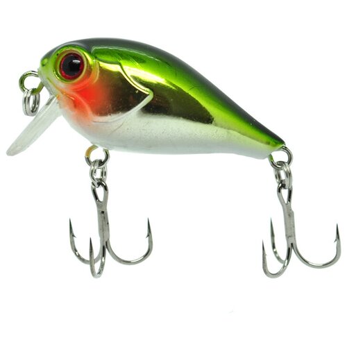 фото Воблер для рыбалки mottomo crazy crank 40f 4,2g кренк плавающий для спиннинга, троллинга. приманка язя, щуку light green