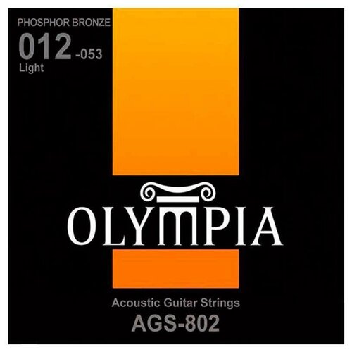 Струны для акустической гитары Olympia AGS802 Light 12-53