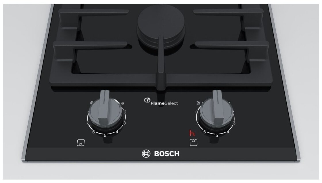 Газовая варочная поверхность Bosch PRB3A6B70 черный - фото №4