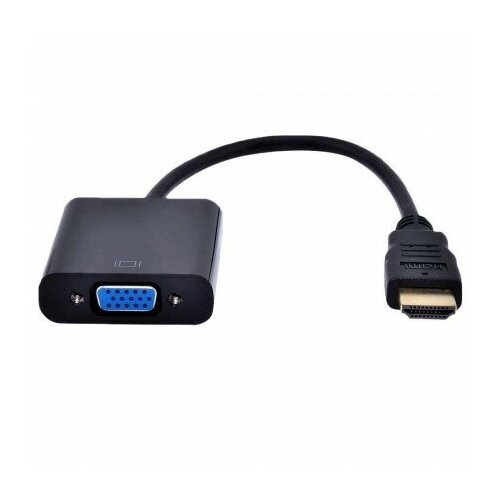 Переходник адаптер HDMI to VGA Adapter (Черный) кабель переходник hdmi на 2av универсальный конвертер черный
