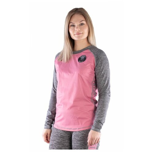 фото Лонгслив jethwear one, grey/rose