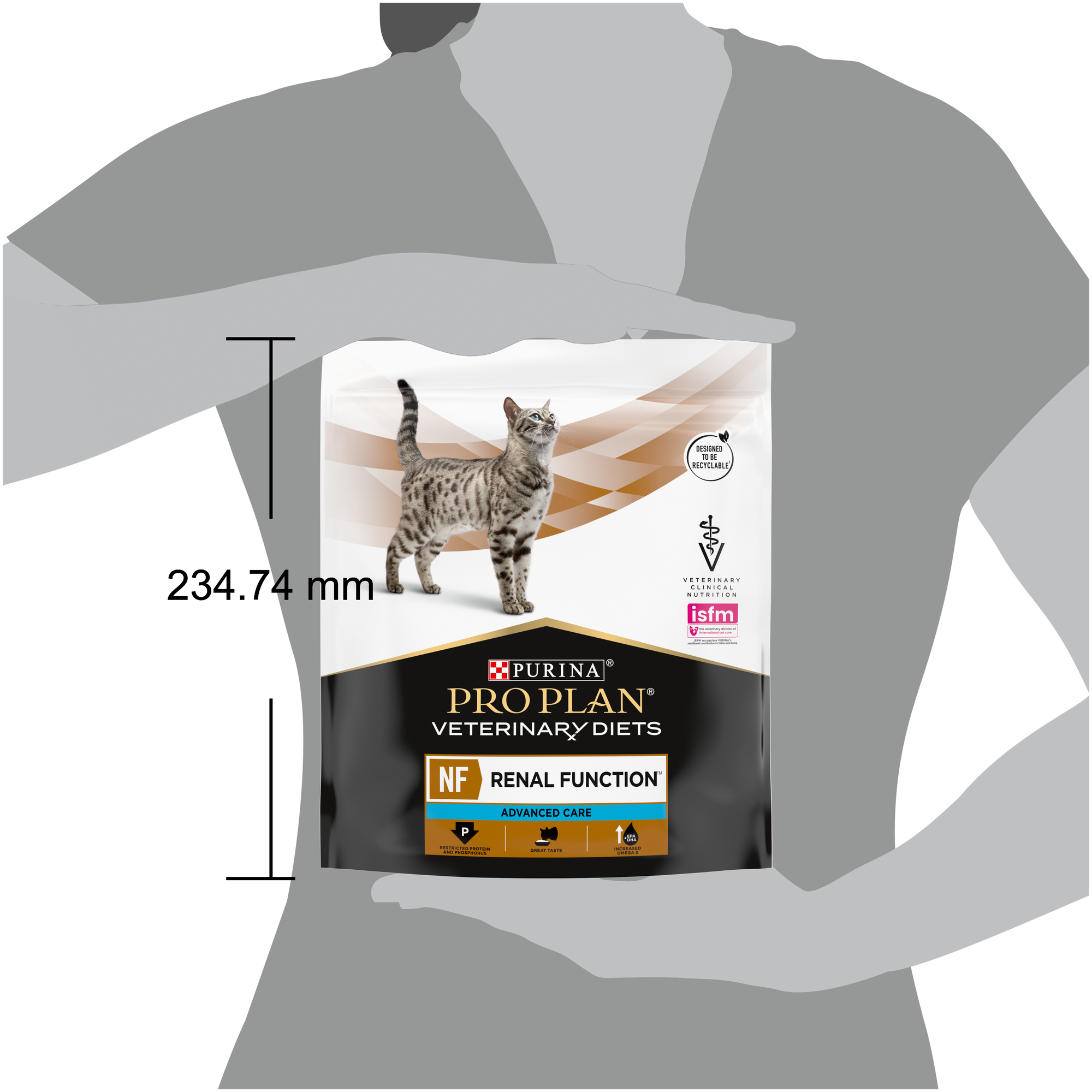 Сухой корм для кошек Pro Plan Veterinary Diets NF Renal Function Advanced Care Feline для поддержания функции почек (Поздняя стадия), 350 гр - фотография № 4